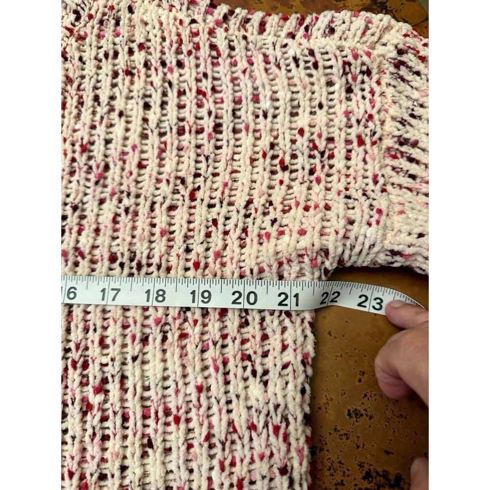 Cupio Women's Knit Sweater Size M Pullover Knitted Scoop Neck Relaxed Fit NWT - Picture 5 of 6